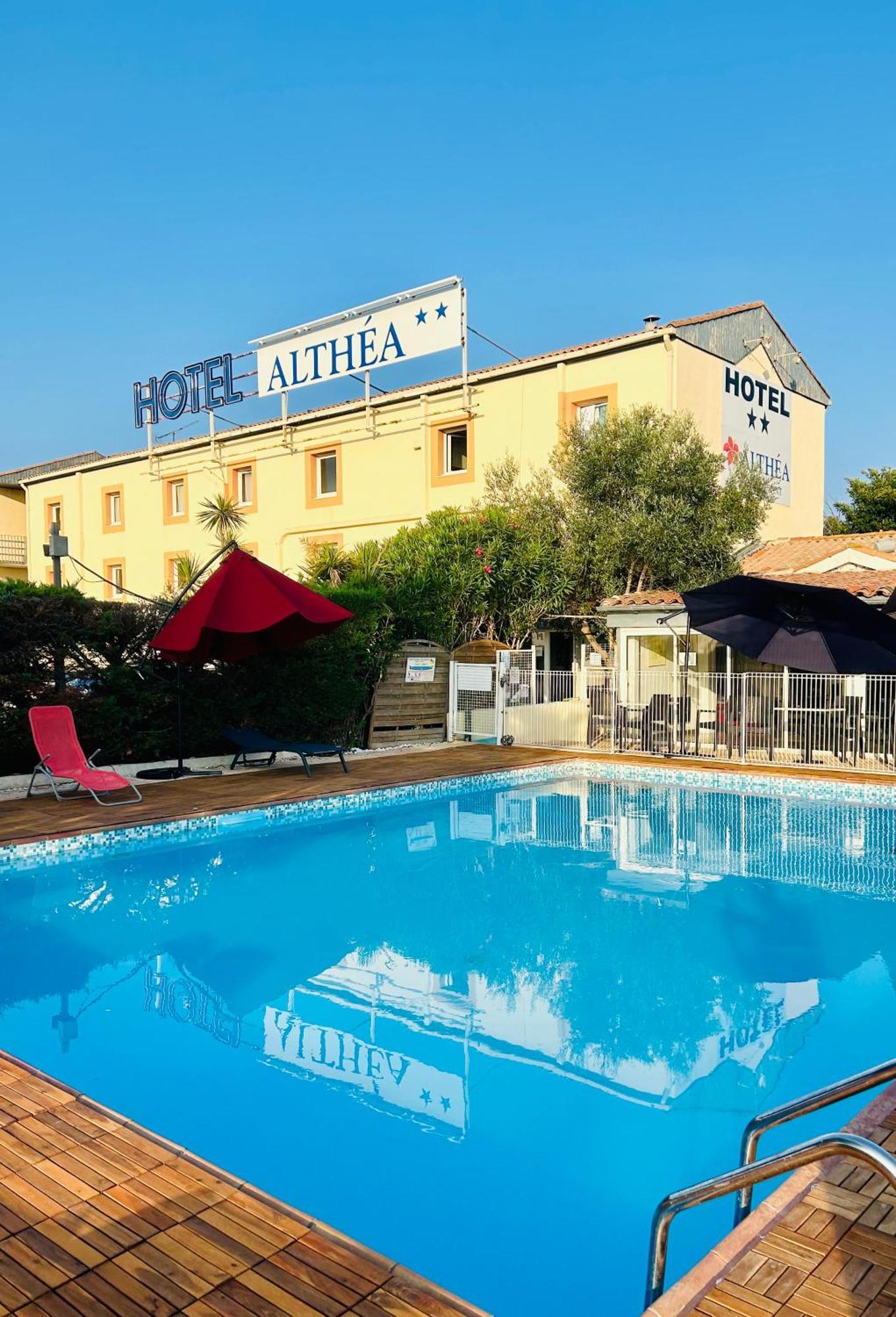 Hotel Althea - Piscine Et Sauna Béziers Exteriör bild